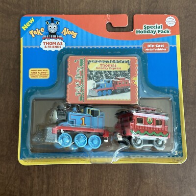 Thomas & Friends Thomas Holiday Express Take-Along Train, Die Cast, 2006, New