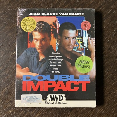 Double Impact MVD Blu Ray SEALED Jean-Claude Van Damme