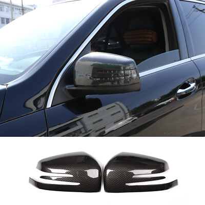 Carbon Fiber Rearview Mirror Cover For Mercedes Benz ML GL GLE GLS 2013-2019
