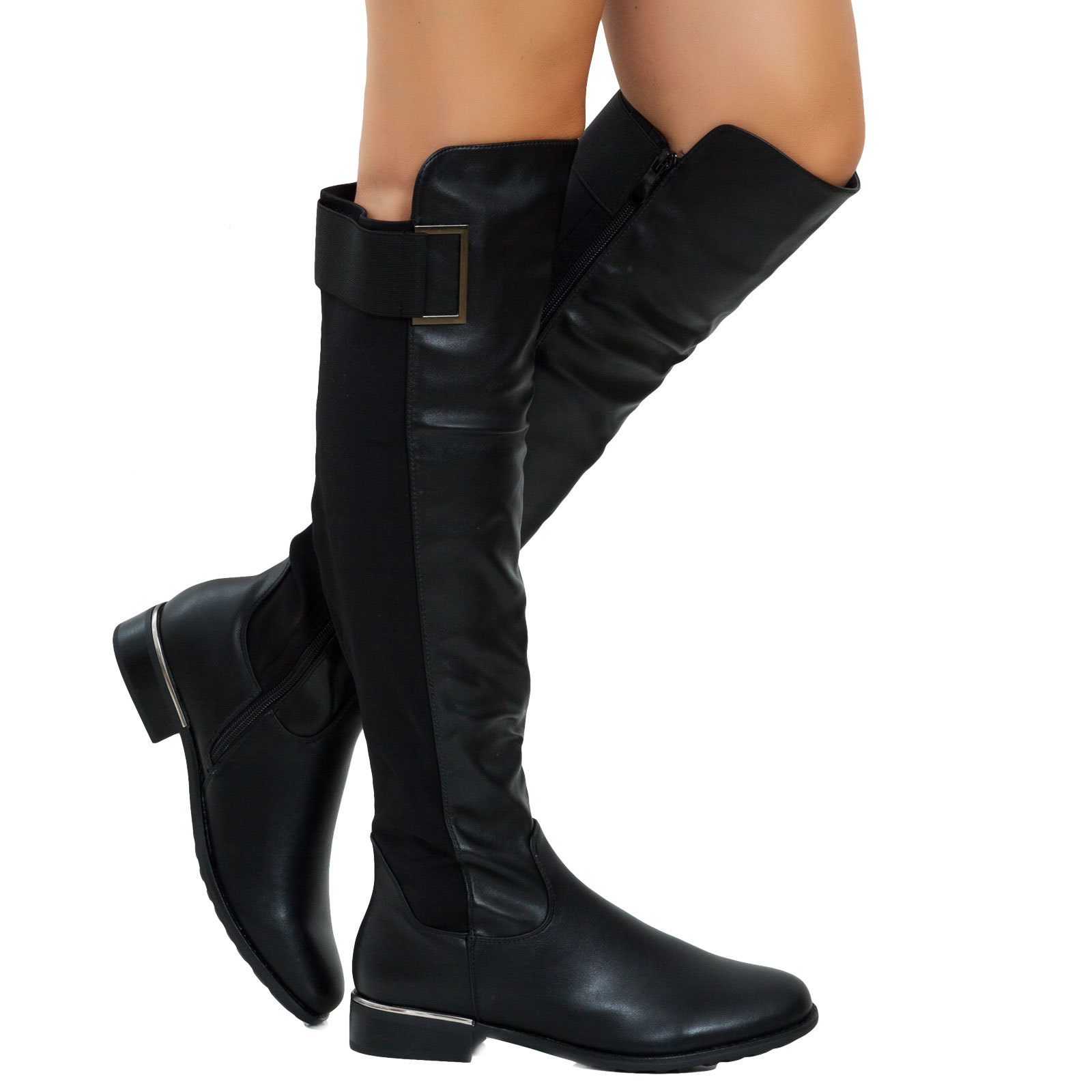 botas altas de tacon