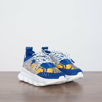 blue versace sneakers