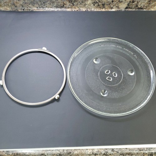 GLASS TURNTABLE PLATE FOR MICROWAVE EMERSON MODEL # MW1161 SB