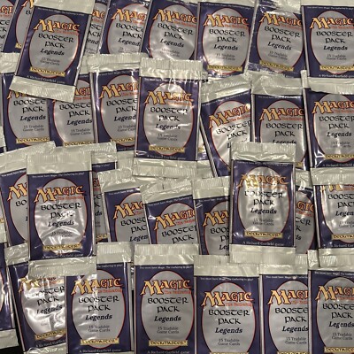 Mtg Empty Booster Pack Wrapper Legends X1
