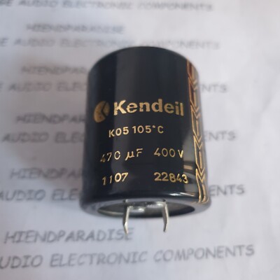 1pc NOS KENDEIL 470UF 400V K05 105C 35x40mm VERY LONG LIFE TUBE AMP AUDIO CAP!