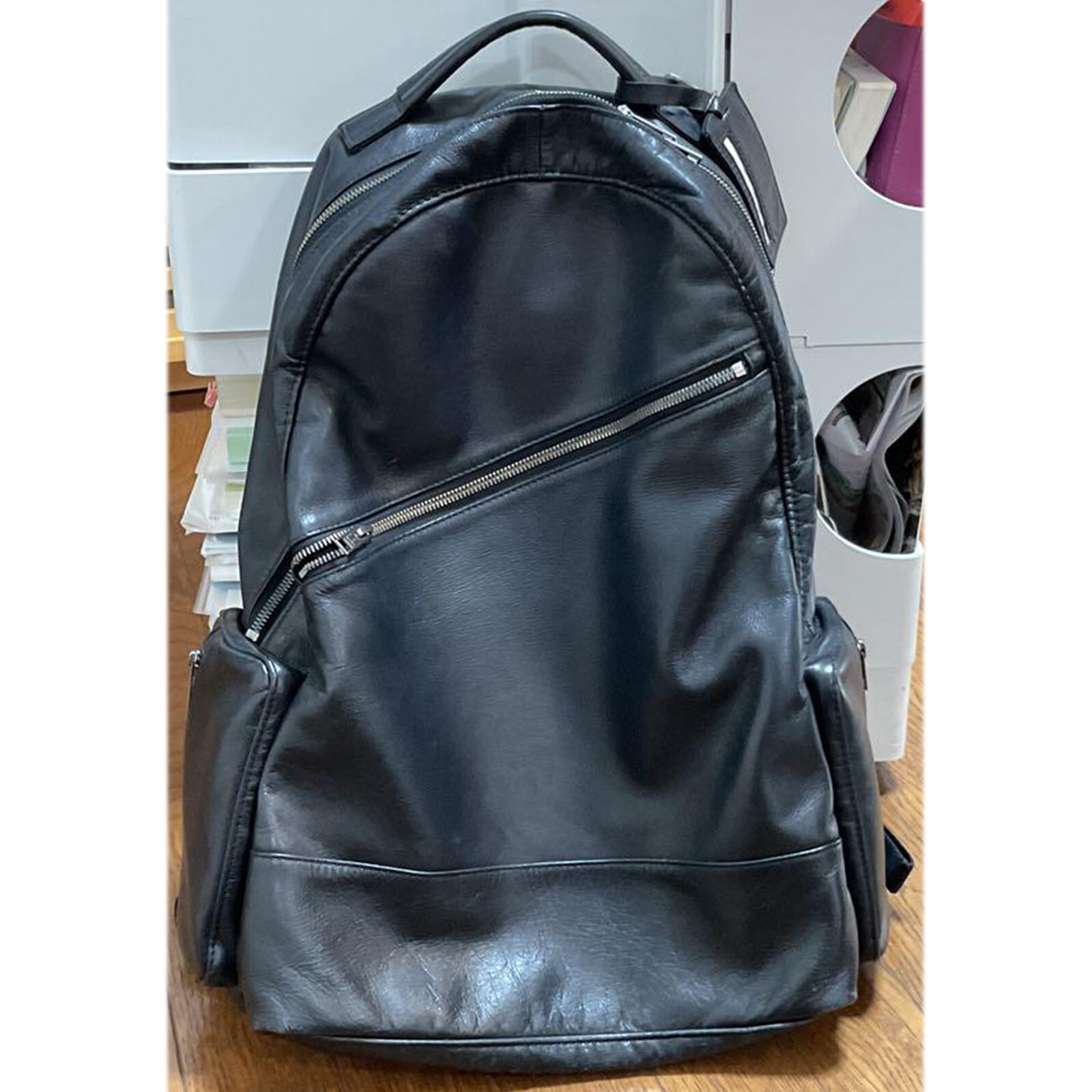 YOSHIDA COMPANY LUGGAGE LABEL ELEMENT DAYPACK Backpack Black YOSHIDA COMPANY LUGGAGE LABEL ELEMENT DAYPACK Backpack Black