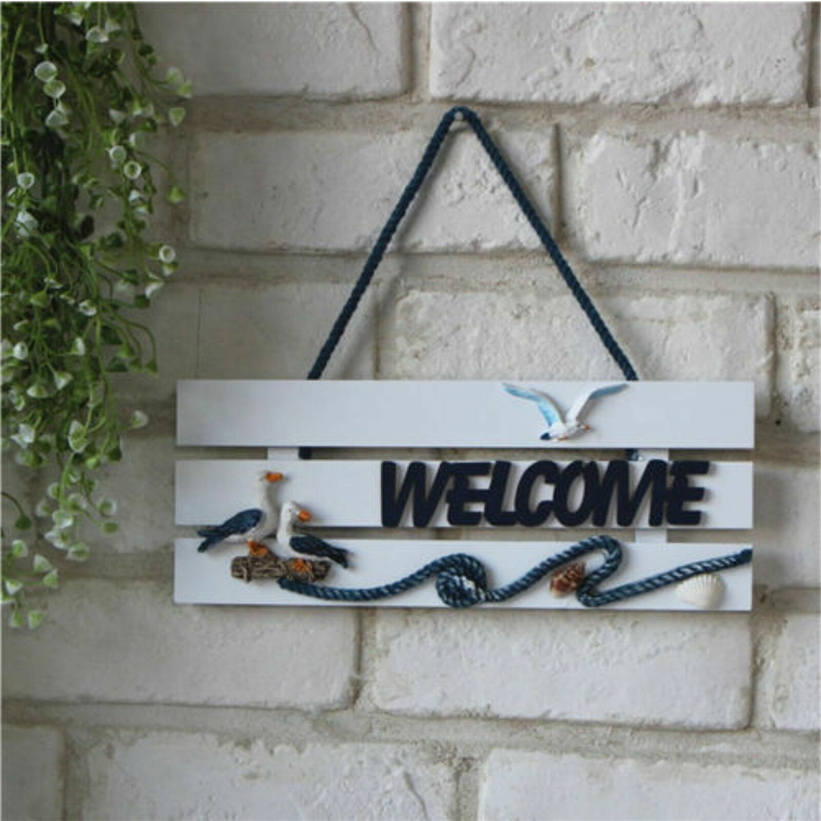 Welcome Targhetta Decorativa Parete Legno Decorazione Casa Arredamento moc