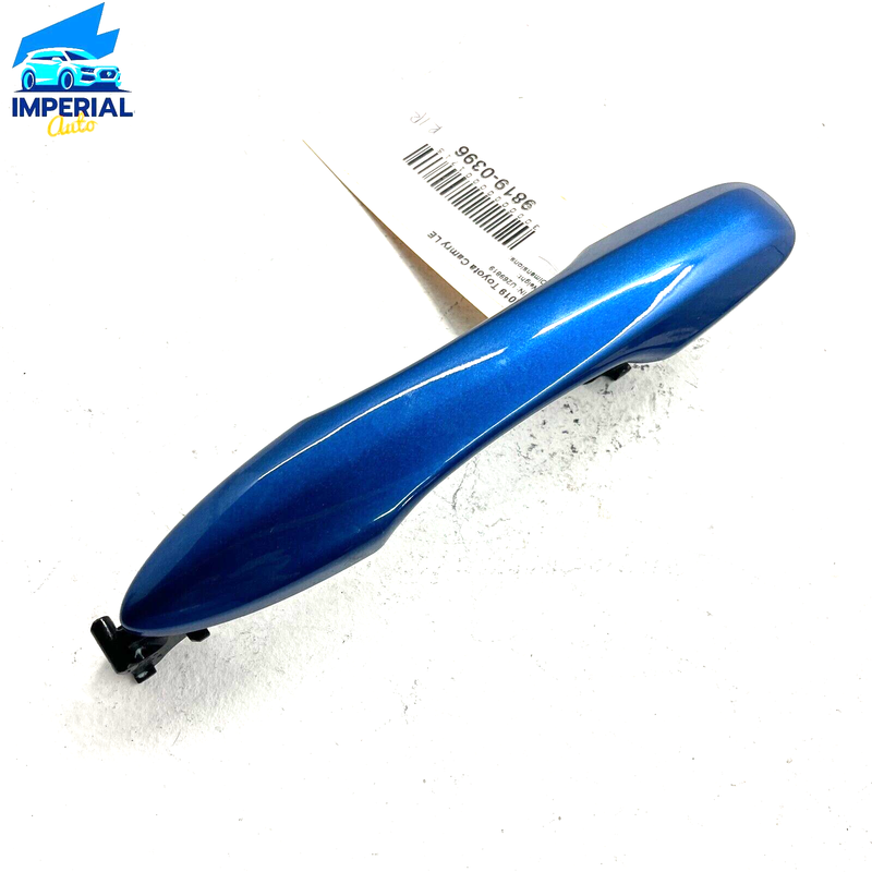 Used TOYOTA CAMRY 2018 - 2021 REAR RIGHT/LEFT SIDE EXTERIOR DOOR HANDLE OEM BLUE