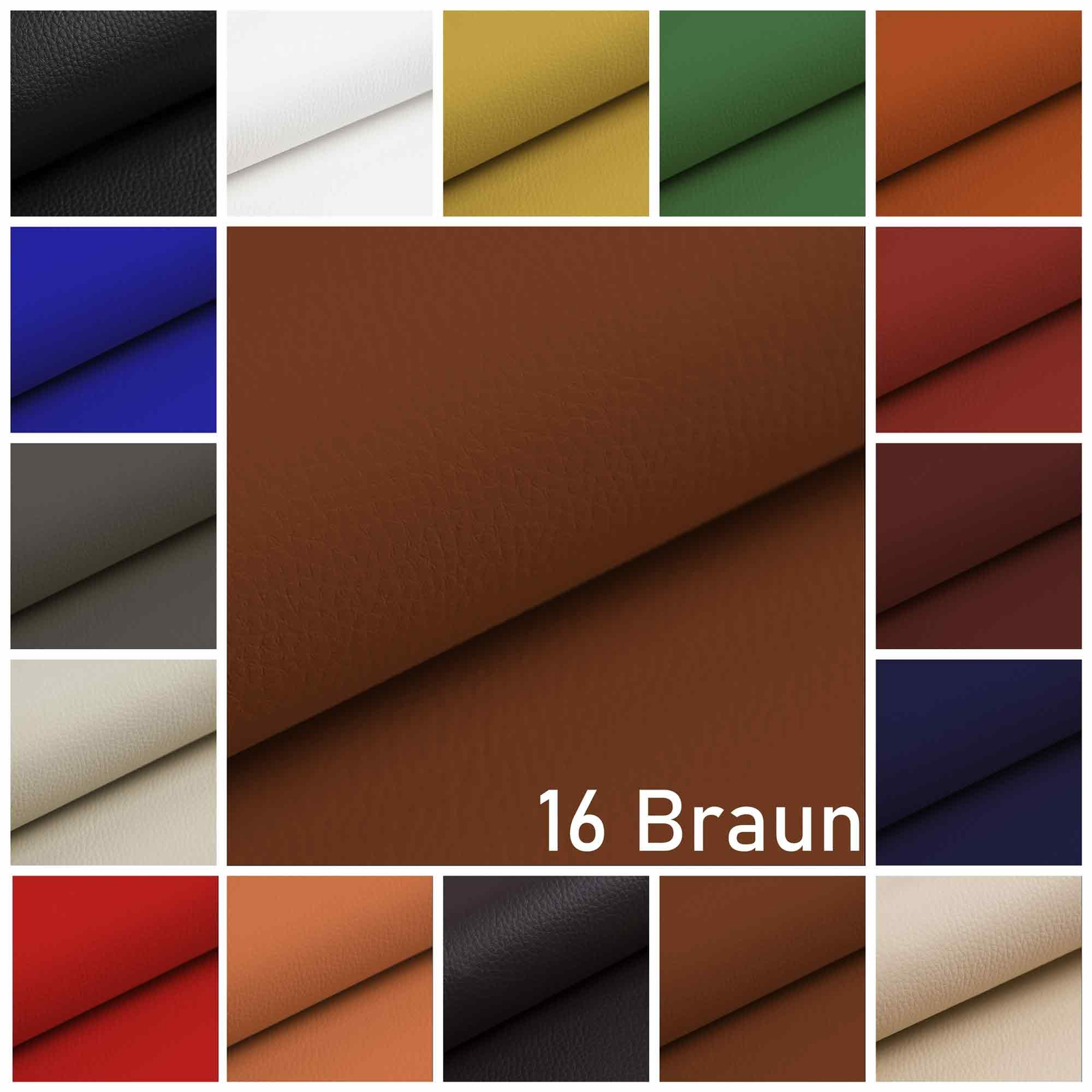 Bootsleder Boots Kunstleder Meterware Bootssitze Boot Steuerstuhl braun 1