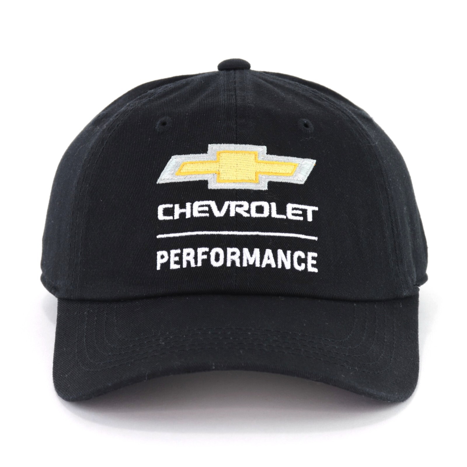 Chevrolet Performance Black Baseball Hat Ball Cap Embroidered Unstructured