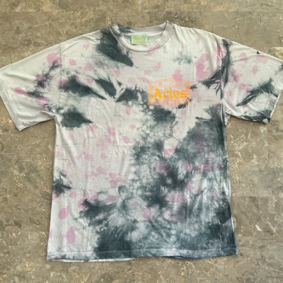 Aries Temple Tie Dye Shirt Sz S Made In Italy