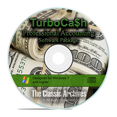 Professional Home and Business Accounting Finance Software, TurboCash CD F21