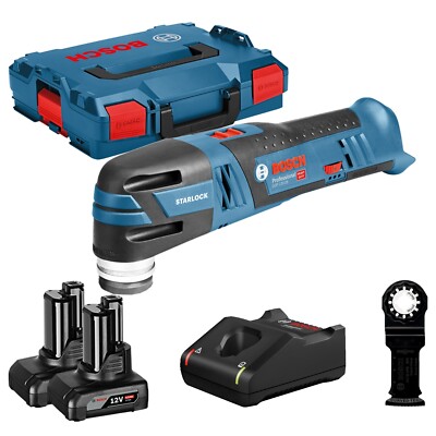Bosch Akku-Multi-Cutter GOP 12V-28 Pro 12V / 2x 4,0 Ah Akku + Ladegerät L-BOXX
