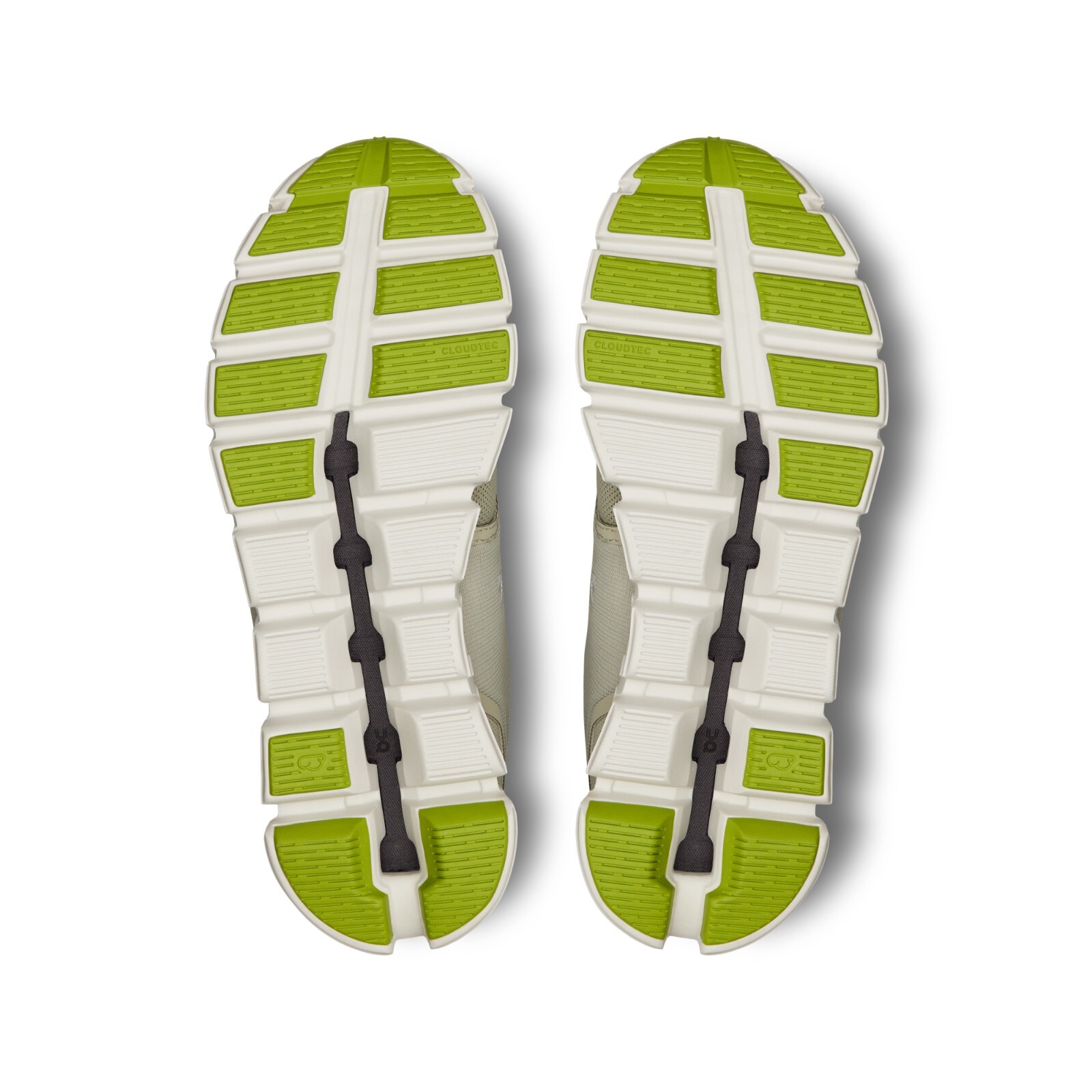 Pre-owned On Cloud 5 Waterproof Chalk Ice 59.97758 Cloudtec Women's Lifestyle Shoes In Chalk, Ice