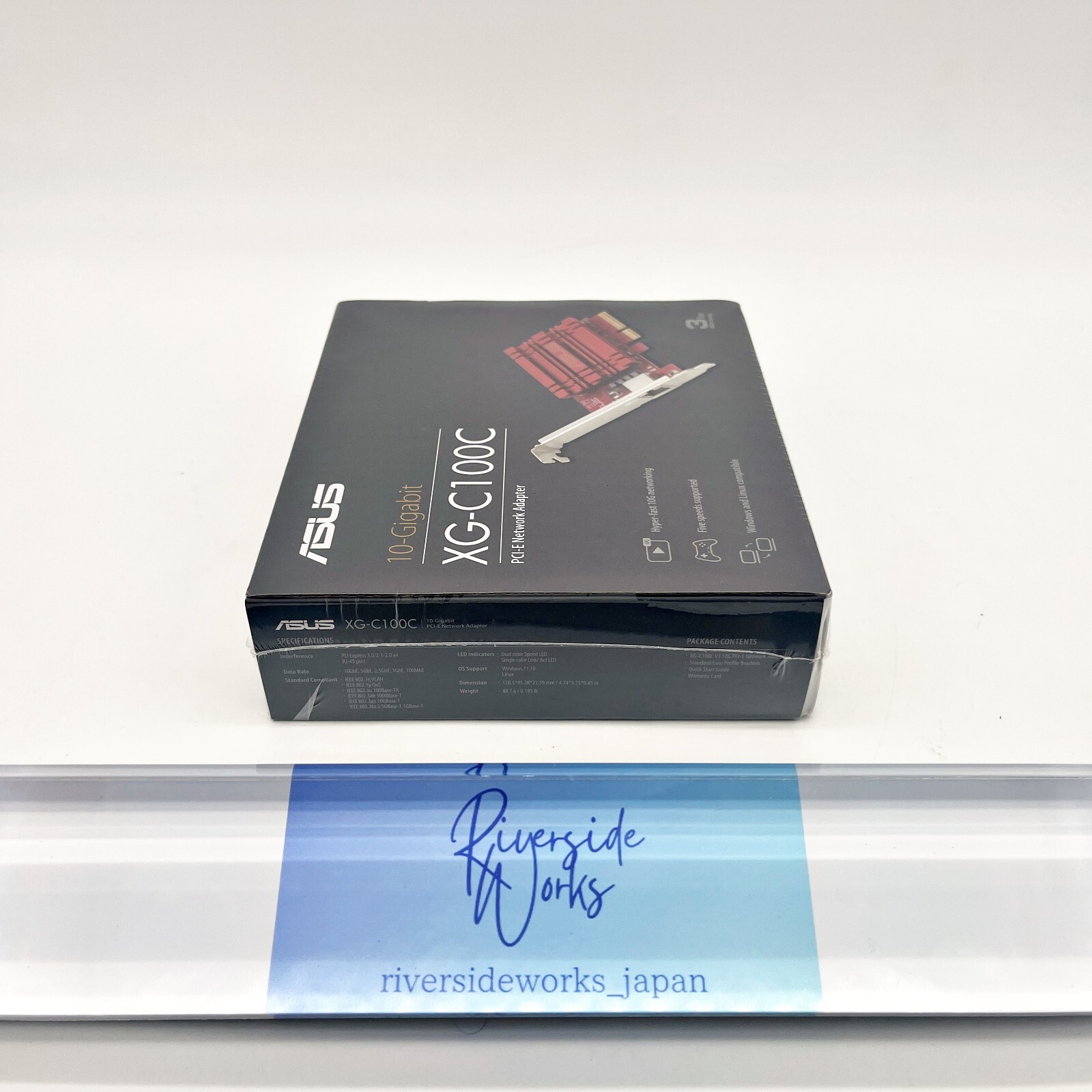 ASUS XG-C100C V3 PCI-E Network Adapter 10GBASE-T Brand New ASUS XG-C100C V3 PCI-E Network Adapter 10GBASE-T Brand New