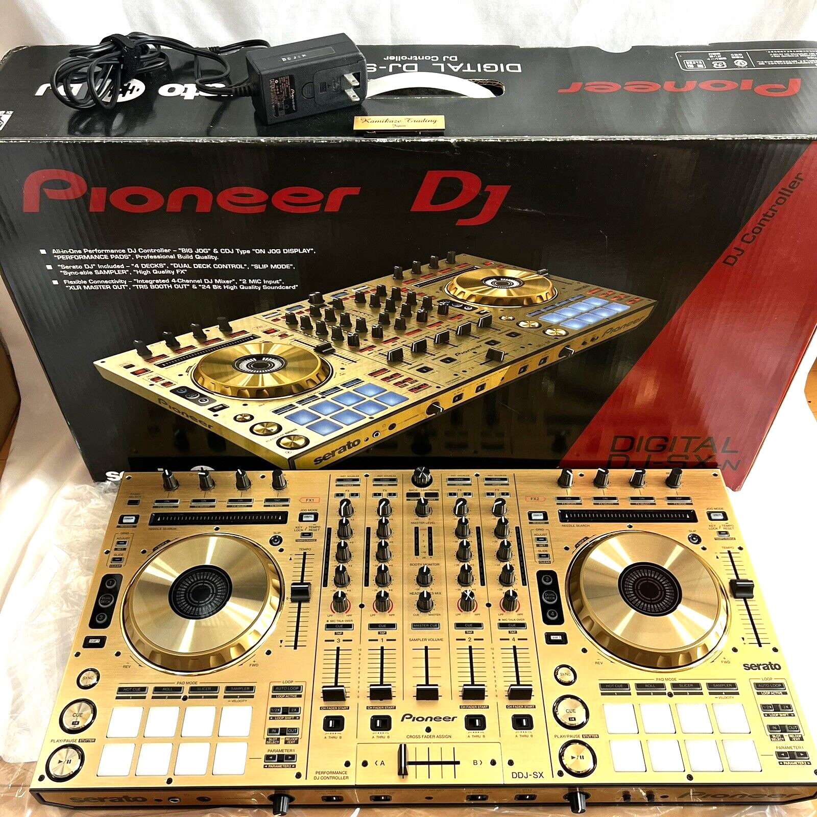 Pioneer DDJ-SX-N Limited Gold Digital DJ Controller Serato Pioneer DDJ-SX-N Limited Gold Digital DJ Controller Serato