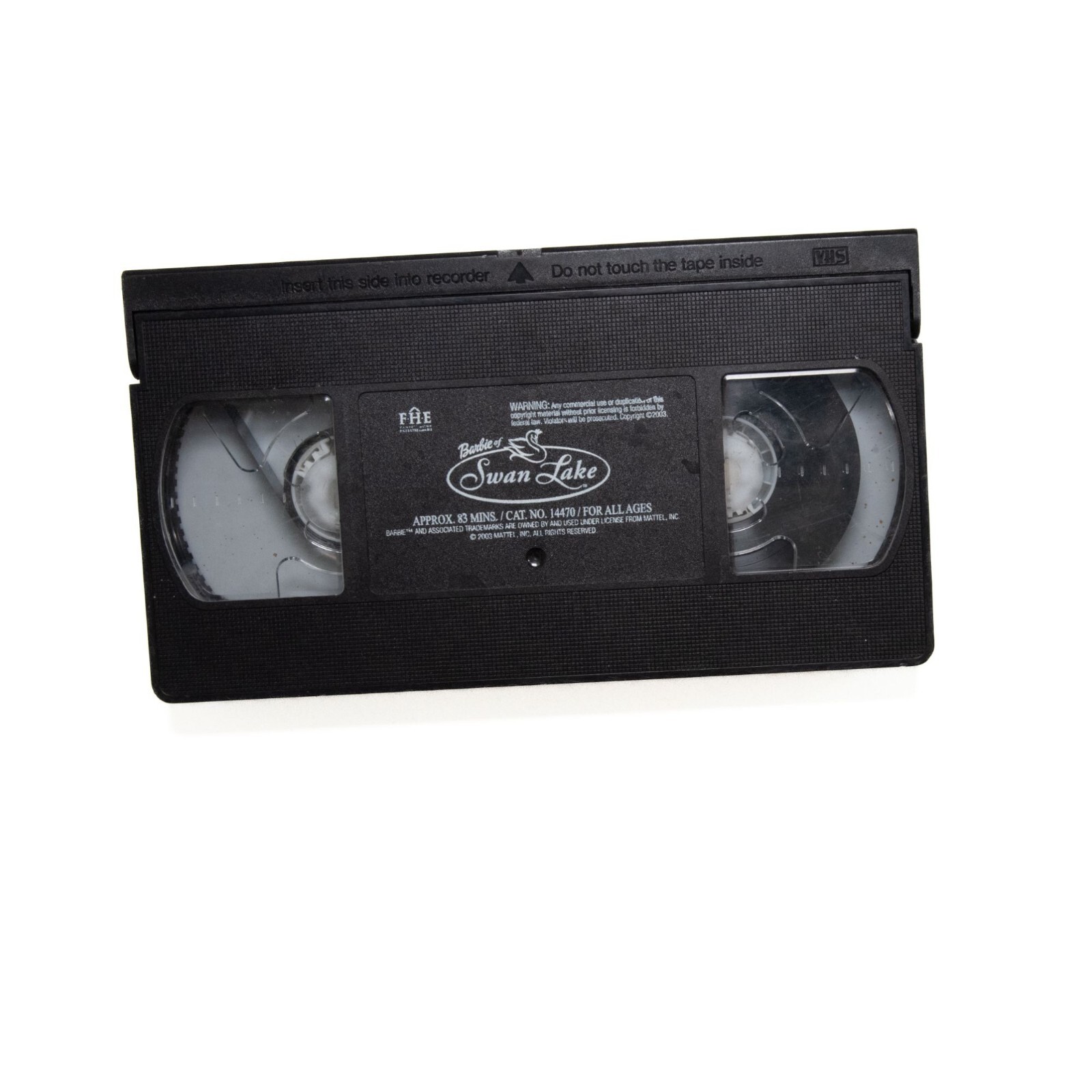 Barbie Of Swan Lake VHS Tape F.H.E. Family Home