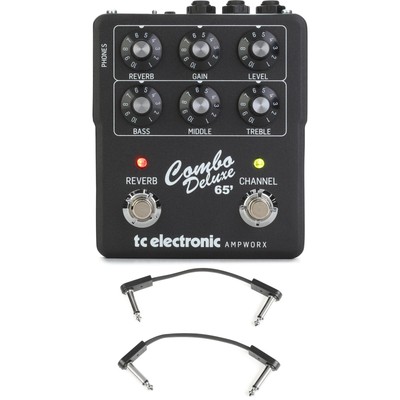 TC Electronic Deluxe 65' Preamp Pedal with EBS Patch Cables