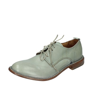 Women's shoes MOMA 8 (EU 38) elegant green leather EX931-38