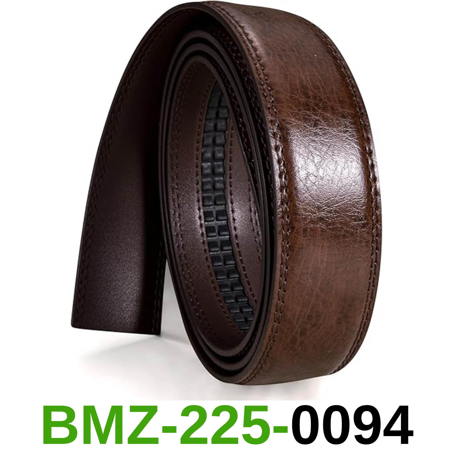 Dubulle Men's Belt Business Only Strap Replaceable Match Slide Buckle 35mm