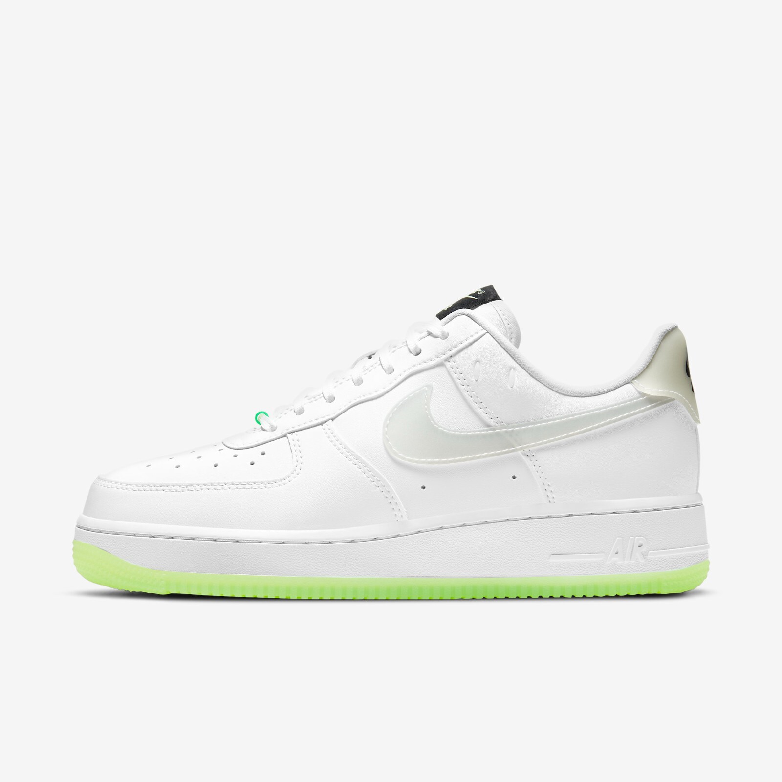 

Nike Air Force 1 07 Have a Nike Day White Glow CT3228-100 WMNS Shoes Кроссовки, White/black-rage green-barely volt, Nike Air Force 1 '07