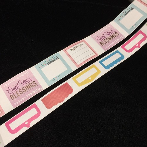 The Happy Planner Faith Sticker Rolls Replacements Rejoice Count Your Blessings