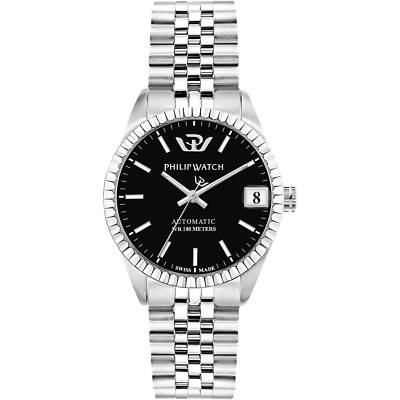 Часы Philip Watch Caribe Automatic R8223597510 Часы Black Woman 1 5/16in New