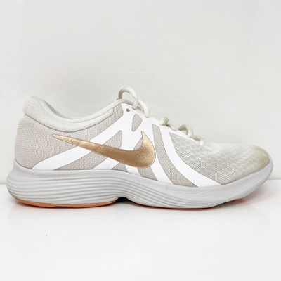 

Nike Womens Revolution 4 908999-102 Белые кроссовки для бега, размер 8, Белый, Revolution 4