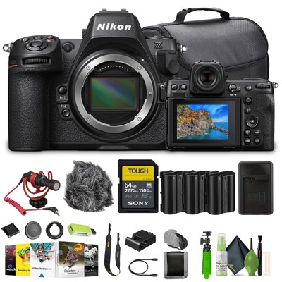 Nikon Z8 Professional Full Frame Mirrorless 8K Hybrid FX Camera Bundle