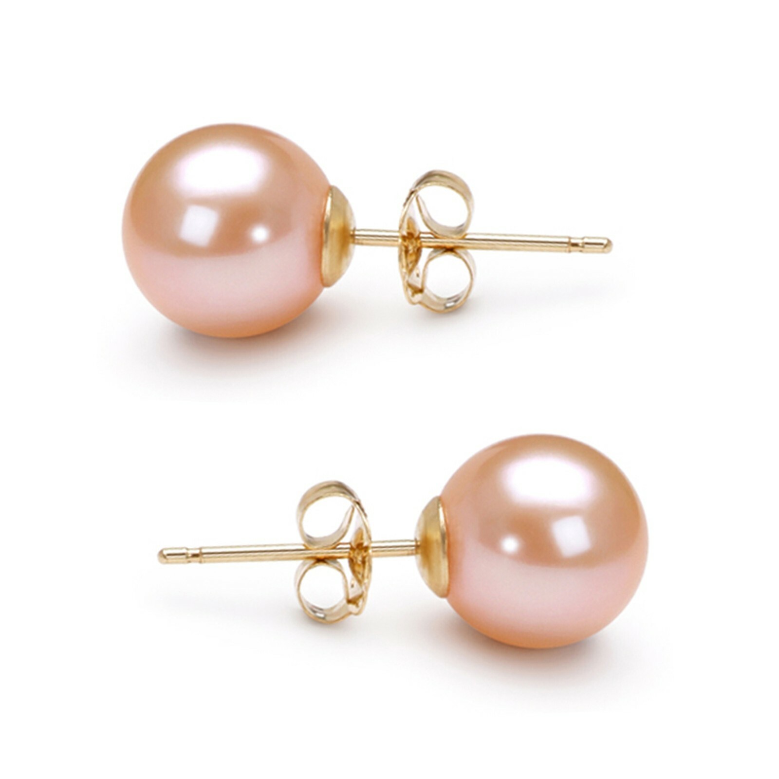 Pink Pearl Stud Earrings Pink Pearl Stud Earrings