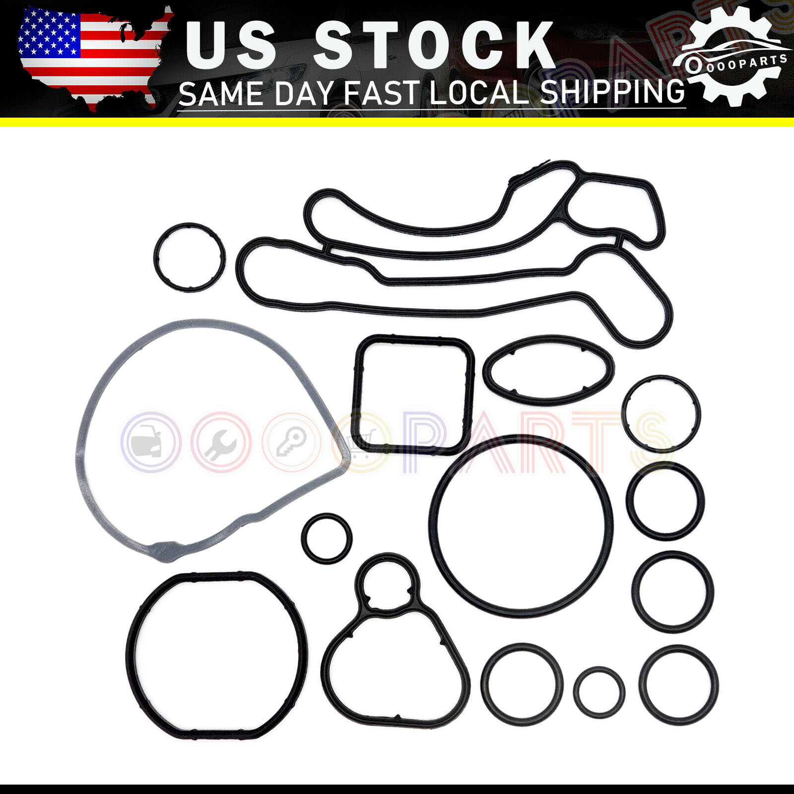 Cooler Gasket Seal Kit 55353320 For Chevy Cruze Aveo Sonic Opel 1.8l