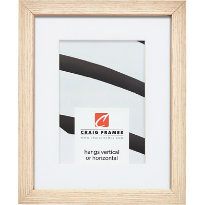 Craig Frames Farmhouse Essentials Tall, .75'' Raw Wood Picture Frame With a Mat