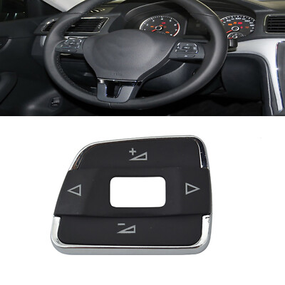 Multifunctional Steering Wheel Button Cover For VW Passat B6 Sharan 2011-2015