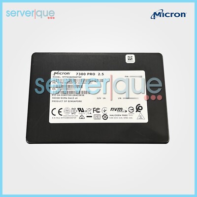 Micron 7300 PRO MTFDHBE960TDF 960GB PCIe 3.0 x4 NVMe 2.5'' U.2 Internal SSD NEW