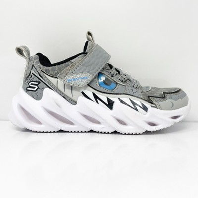 

Skechers Boys Shark Bots Surf Patrol 402112L Серые кроссовки Кроссовки Размер 12, Серый, Shark Bots Surf Patrol