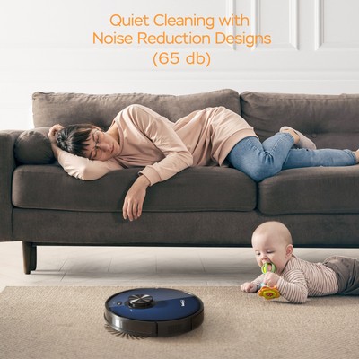 Geek Smart L7 Robot Vacuum Cleaner And Mop, LDS Navigation, Wi-Fi Connected APP,