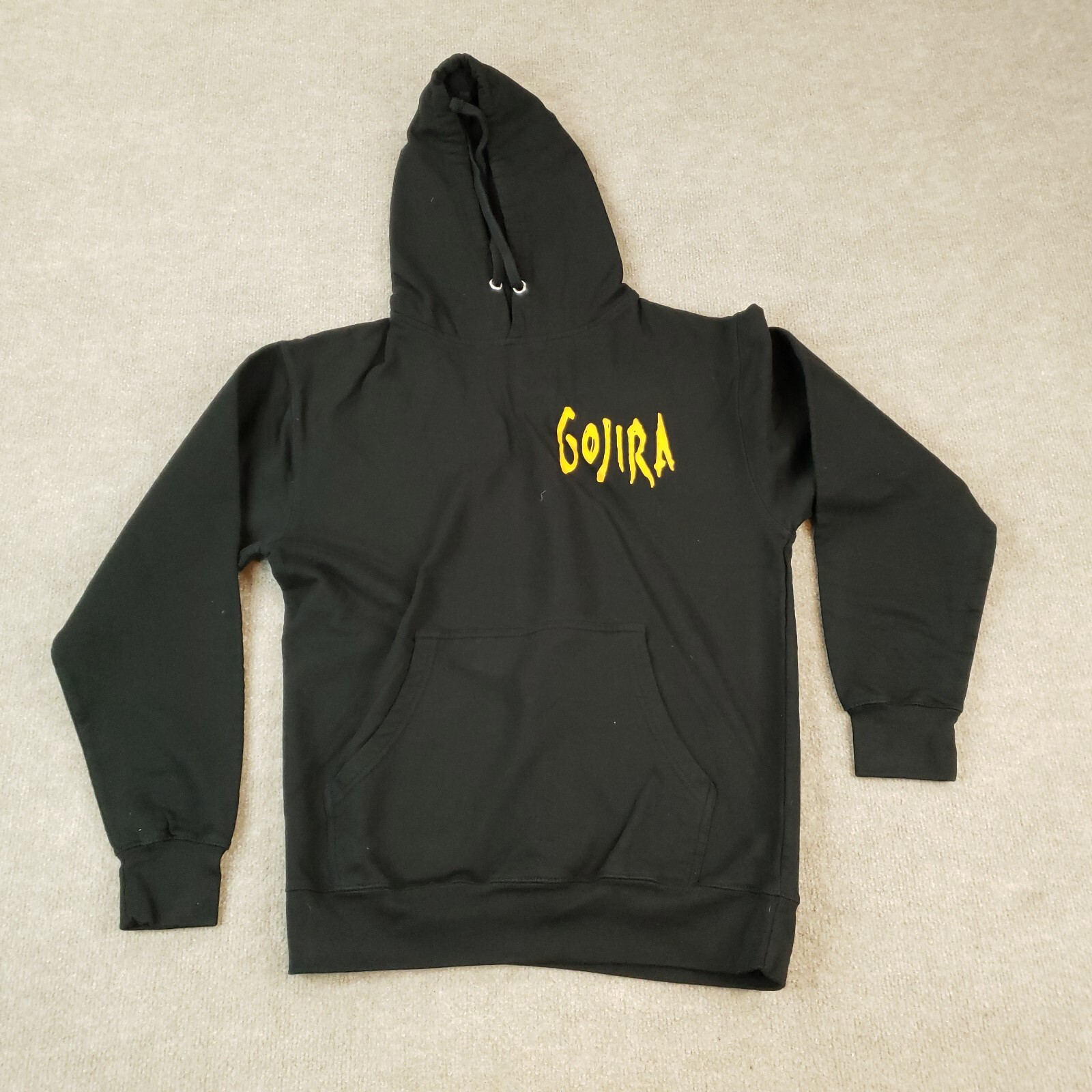 Gojira Hoodie Mens Medium Black Sweatshirt Long Sleeve Band