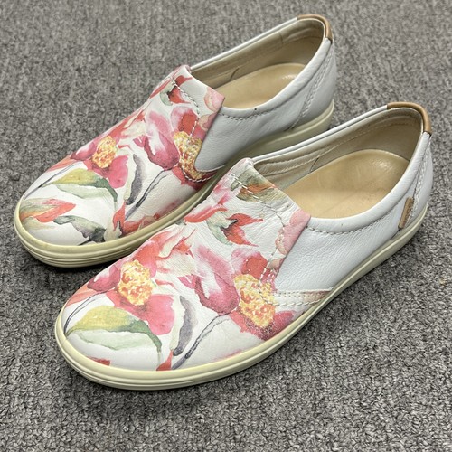 【ソンチャン 】ecco エコー　スニーカー　アイボリー　37 ECCO Street 720 WOMEN ウィメンズ レザーGore-Texスニーカー