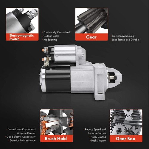 Starter Motor for Pontiac G8 2008-2009 V8 6.0L V8 6.2L 1.4KW/12V CW 10T 92202964