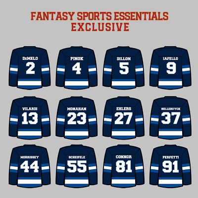 Winnipeg Jets 2023 Home Jersey Magnets