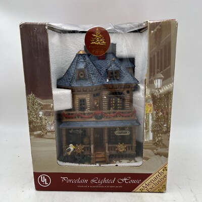 LEMAX ENCHANTED FOREST CHRISTMAS VILLAGE 2004 CAPTAIN BLAKE'S HOUSE LIGHTED-NIB