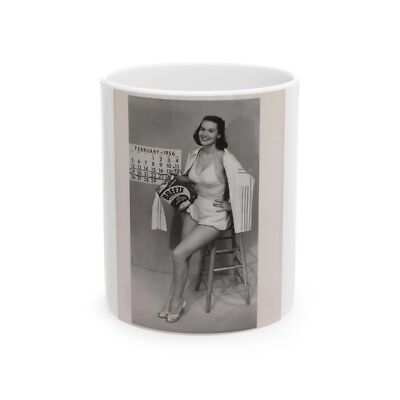 Penny Duncan #59 (Vintage Female Icon) White Coffee Mug