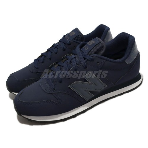 

New Balance 500 Classic NB Темно-серый Белый Мужская повседневная обувь для образа жизни GM500WT1-D, 500 Classic