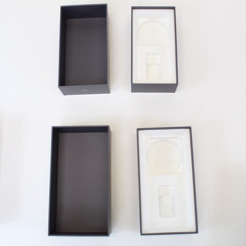 iPhone 8 And 8 Plus Boxes 4 Empty Box BOX ONLY! Black