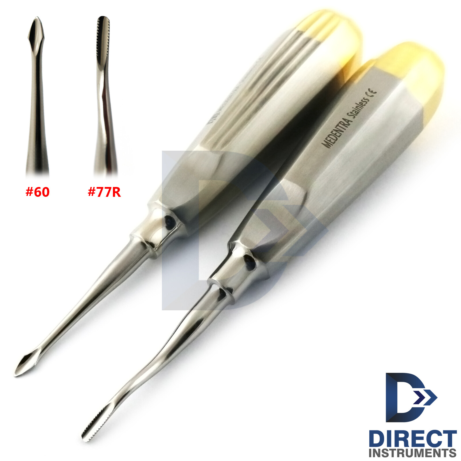 10Pcs Basic Dental Extraction Kit Tooth Forceps Root Elevators