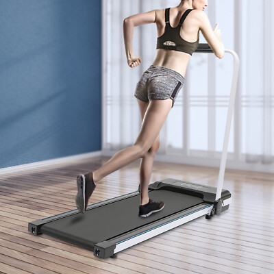 Portable Walking Pad Treadmill Under Desk Mini 2 in 1 Treadmill for Home Office