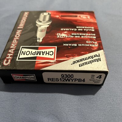 Iridium Champion Spark Plug 9300 Box Of (4) Units
