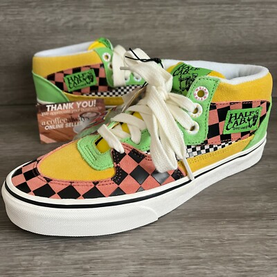 Vans x Tierra Whack Half Cab Multicolor Checkerboard Size 8 Women's NWOB