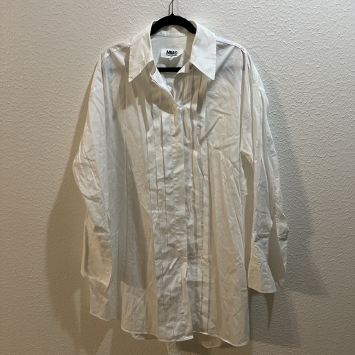 美品 MM6 メゾンマルジェラ Tie Front Shirt Dress MM6 Maison Margiela - Short Sleeve T-shirt Dress | HBX