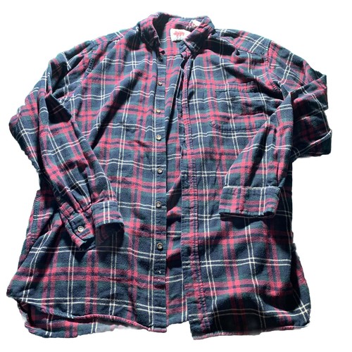Field N Forest Flannel Shirt Men 2XL Tall Blue Red Green