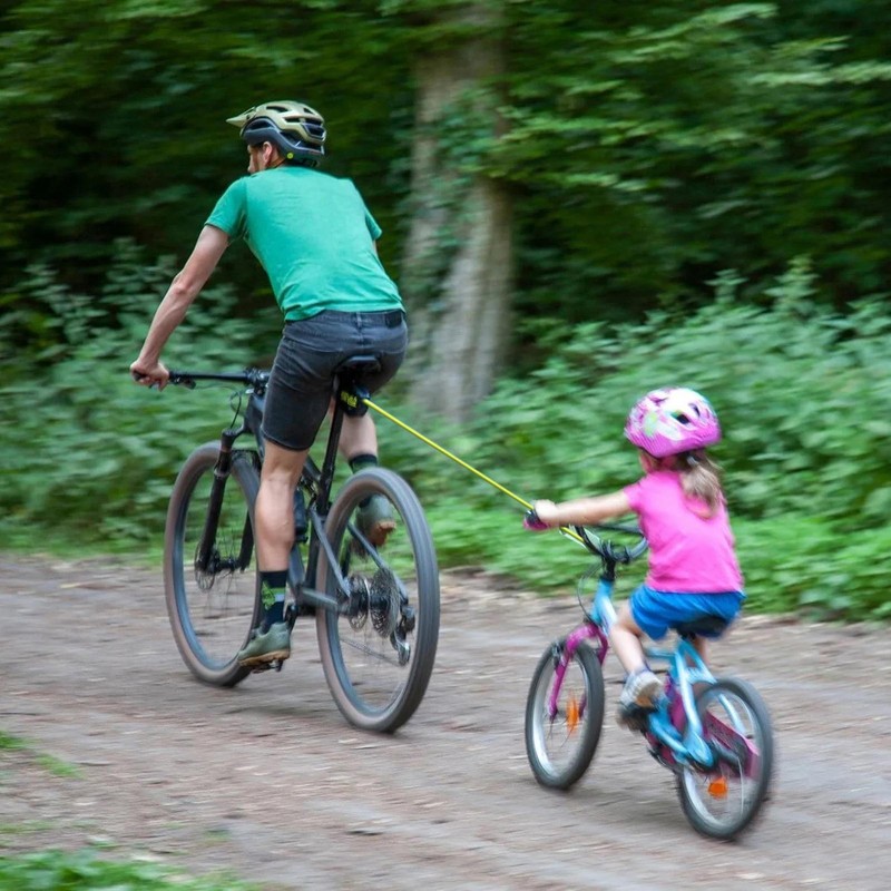 Bicycle Tow Rope,Portable MTB Elastic Bicycle Bike Towing Strap for Adult Kids